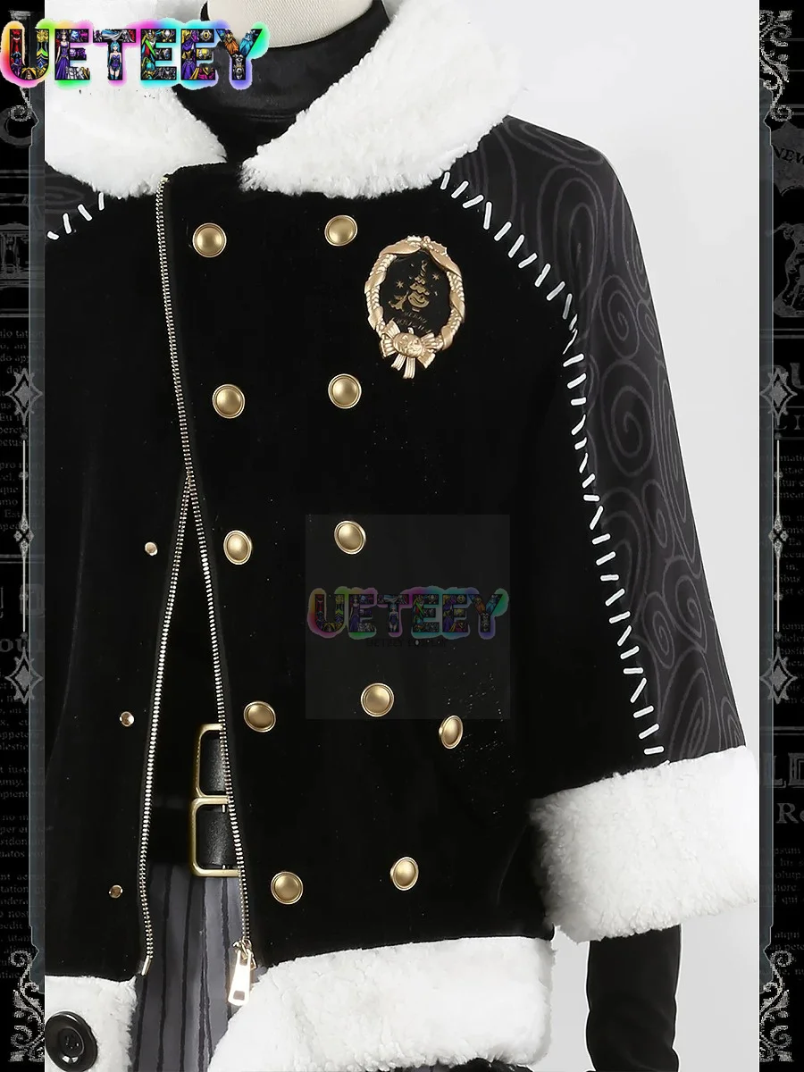 UETEEY COS Twisted Wonderland Christmas Cater Cosplay Costume Custom Made Halloween Costume Custom Size view 5
