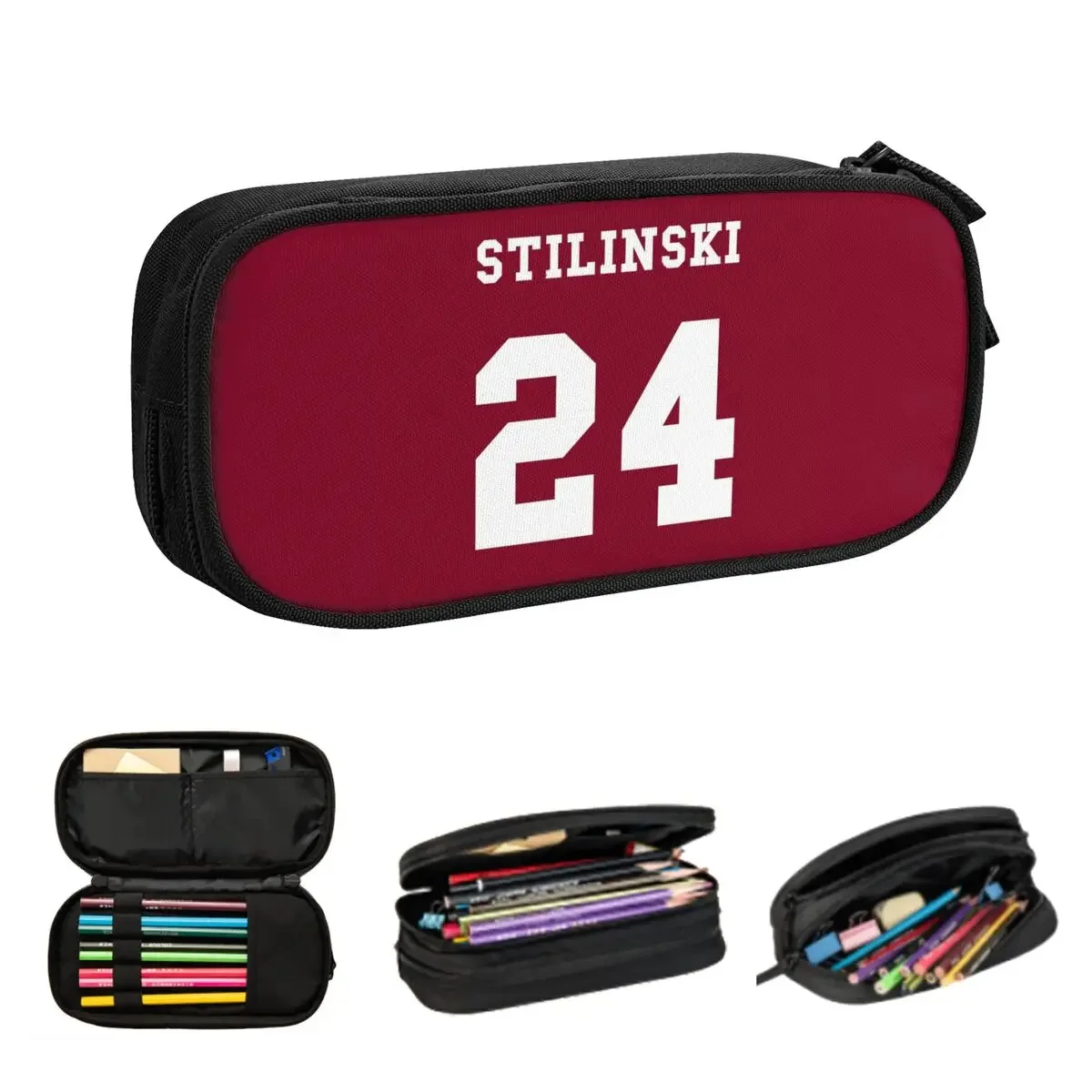 

Stiles Stilinski 24 Pencil Cases Large Storage Pen Bags Pen Box Pencil Pouch For Boys Girls Students Stationery School Office