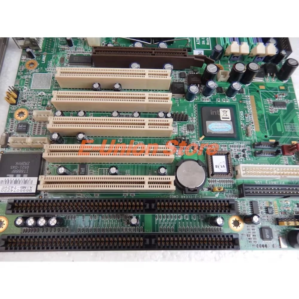 

AIMB-742 REV A1 2*ISA Industrial Control Board Server Motherboard LGA478 Works Perfectly