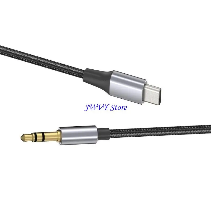 573A Type C to 3.5mm Aux Cable Speaker AUX Cord Wire for Car Headphones Tablets Phones USB C Converters Adapters Line