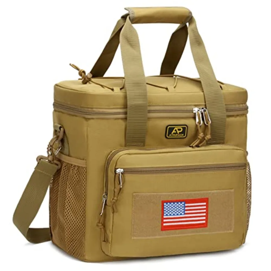 

Lunch Box for Men Tactical Lunch Bag MOLLE Webbing Leakproof Insulated Lunch Cooler Women Adult Meal with Adjustable Shoulder S