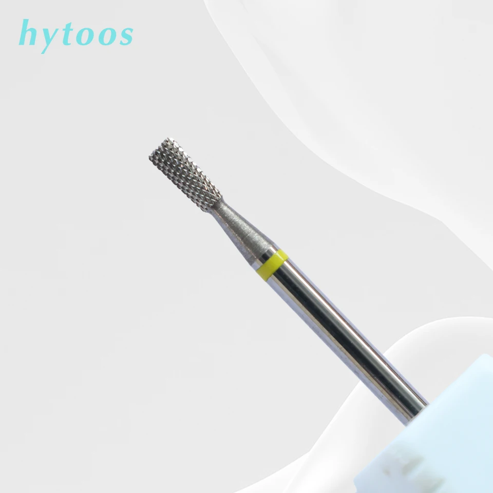 

HYTOOS XF твердосплавные сверла для ногтей 3/32 дюйма, заусенцы для очистки кутикулы, роторные маникюрные фрезы, электрическая дрель, аксессуары для ногтей