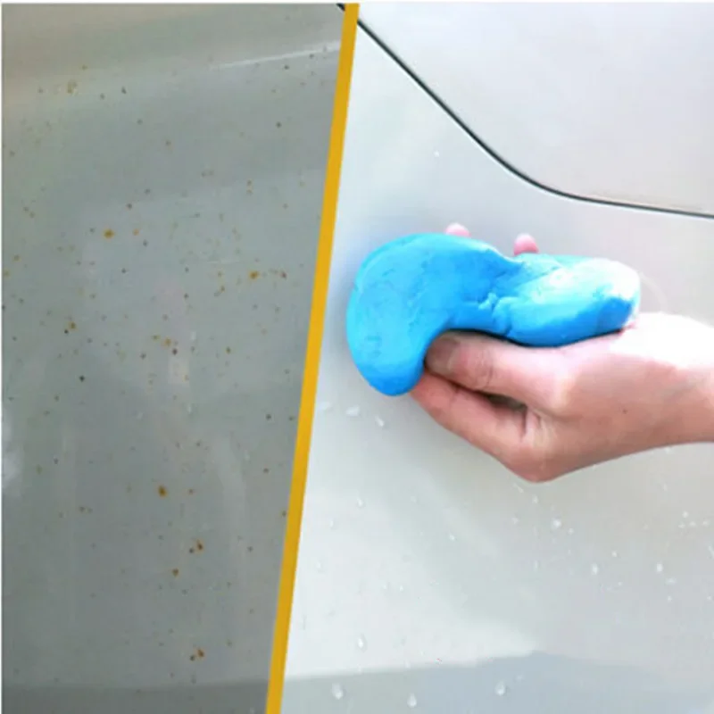 100g Car Magic Clay Bar Cleaning Brush Auto Detailing Cleaner Wash Cleaner Sludge Mud Remove Magic Blue Auto Car Accessories