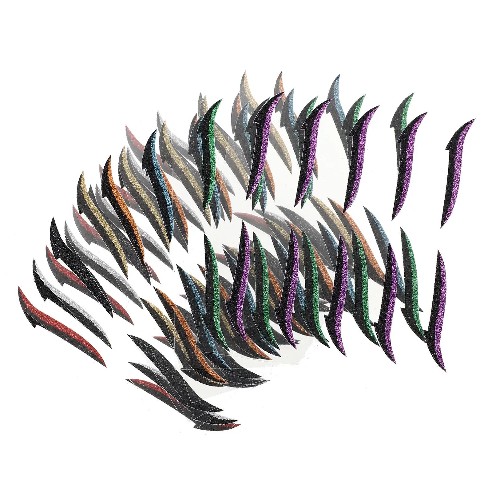 40Pairs Double Eyelid Strips Eyeliner Stickers Reusable Self Adhesive Eye Makeup Stickers Instant Invisible Cat Eyes Makeup