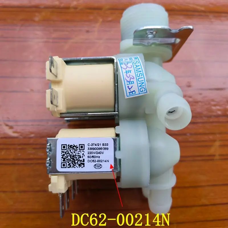 For Samsung drum Washing Machine DC62-00214N Water Inlet Valve Electromagnetic Valve Parts