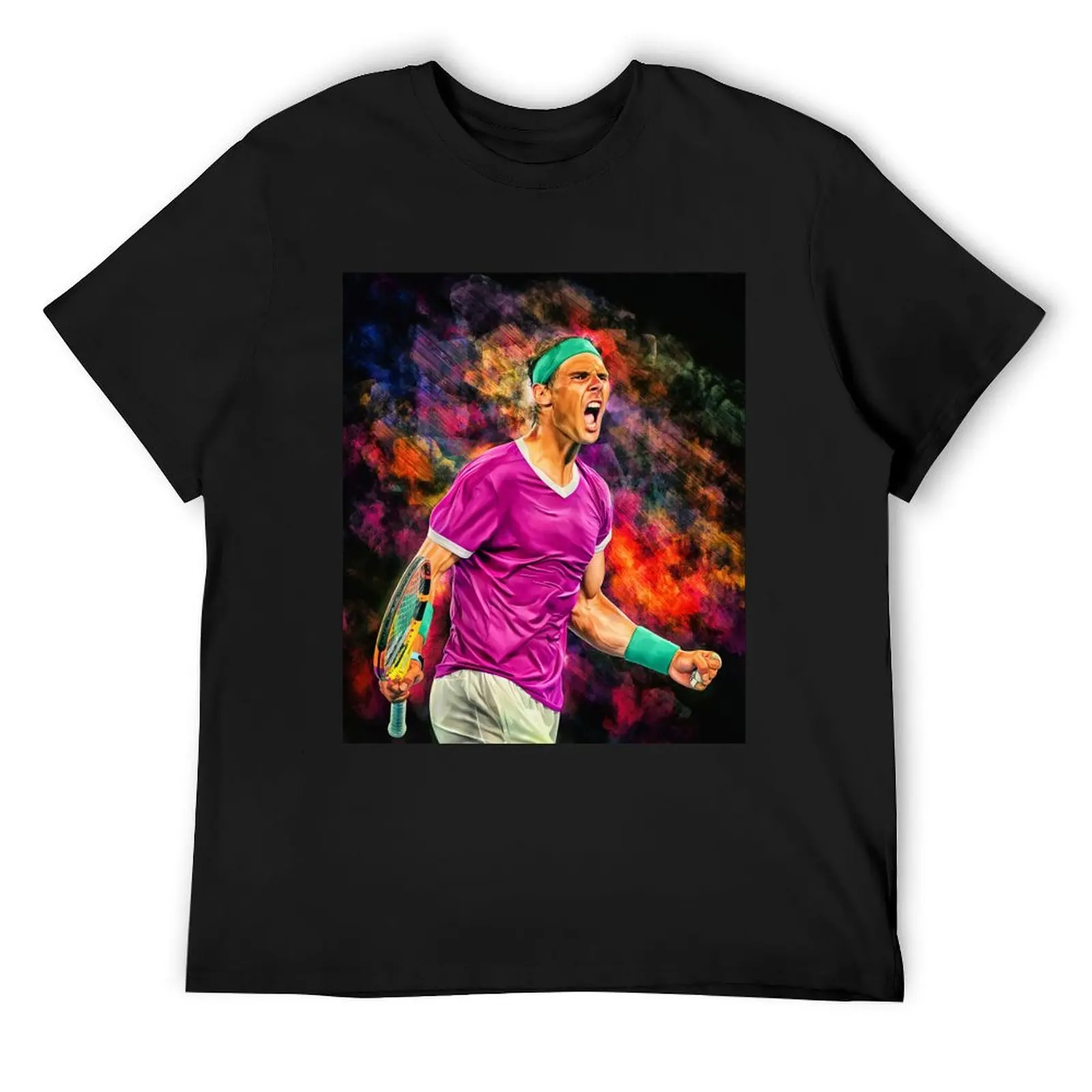

Rafael Nadal roar as Australian Open 2022 Champion. Digital artwork print wall poster.Tennis fan art gift. T-Shirt