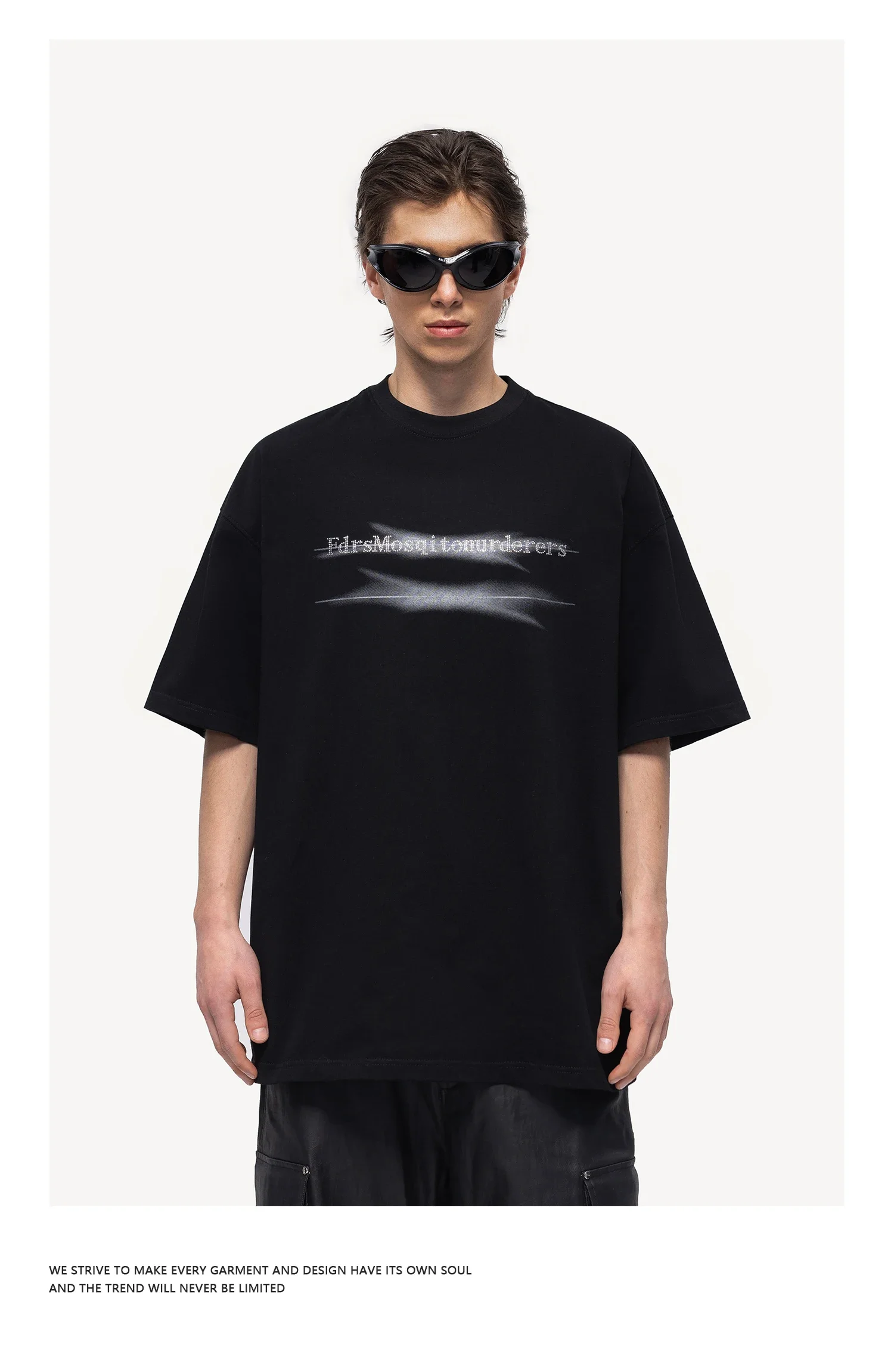 

Spring New Cotton Short-sleeved Cotton Printed T-shirt Simple Trendy Lapel Men's Fashion Fashion Couple Oversize T-shrit