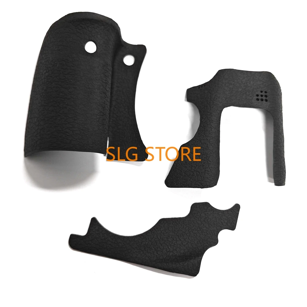 NEW 3 Pieces Grip Rubber Cover Unit For Canon 6D DSLR Camera With Adhesive tape