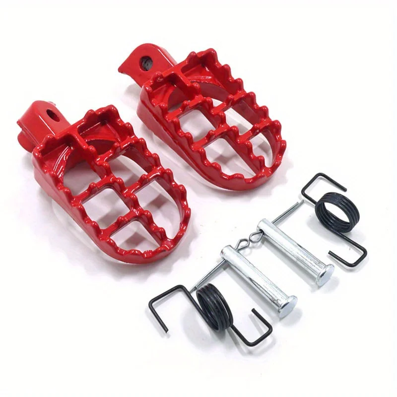 1 Pair Motorcycle Dirt Bike Footrest Aluminium Footpegs Pedals For XR50R For PW50 For CRF50 70 For TW200 For KLX110 For CRF50