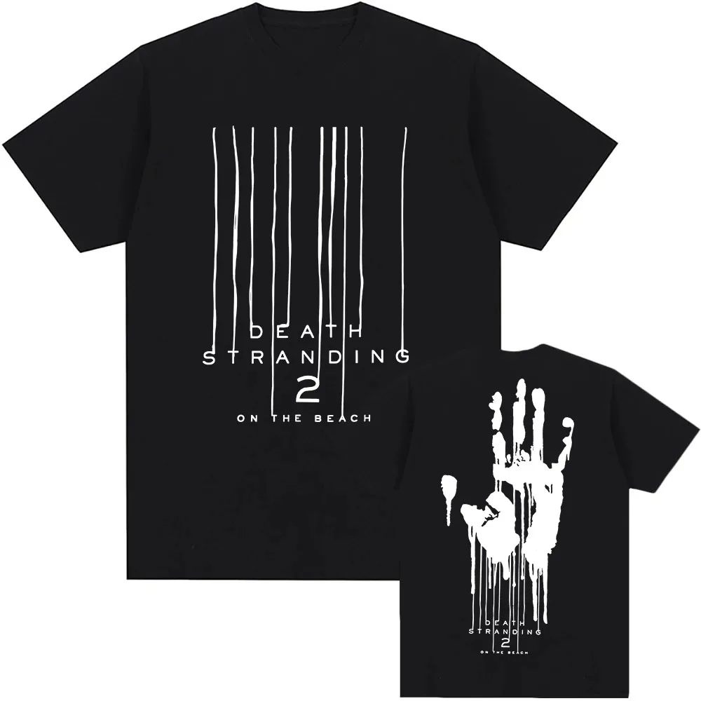 Men Women Clothing Game DEATH STRANDING 2 on The Beach T-shirt O-neck Summer Short Sleeve Male Tshirts Graphic Print Tees Unisex