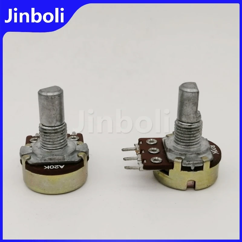 1PCS 16 Type Single Potentiometer A20K B20K 40 Point Step Audio Amplifier Volume