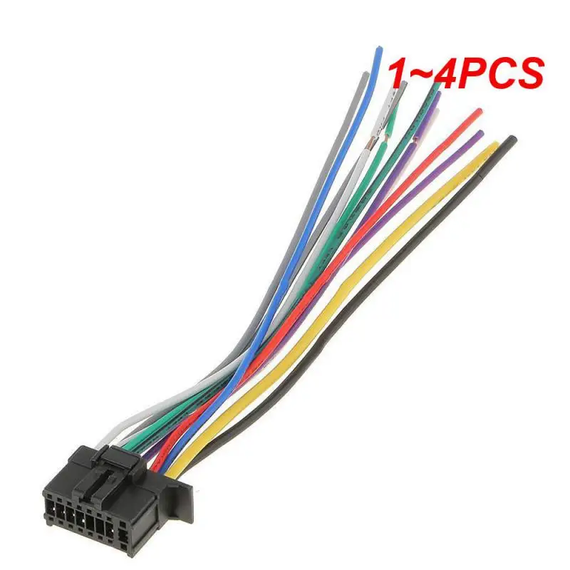 1~4PCS 12cm Car Audio Radio Replacement Harness 16-pin Stereo Radio Player Plug Wire Harness Cable Connector Pioneer 2350