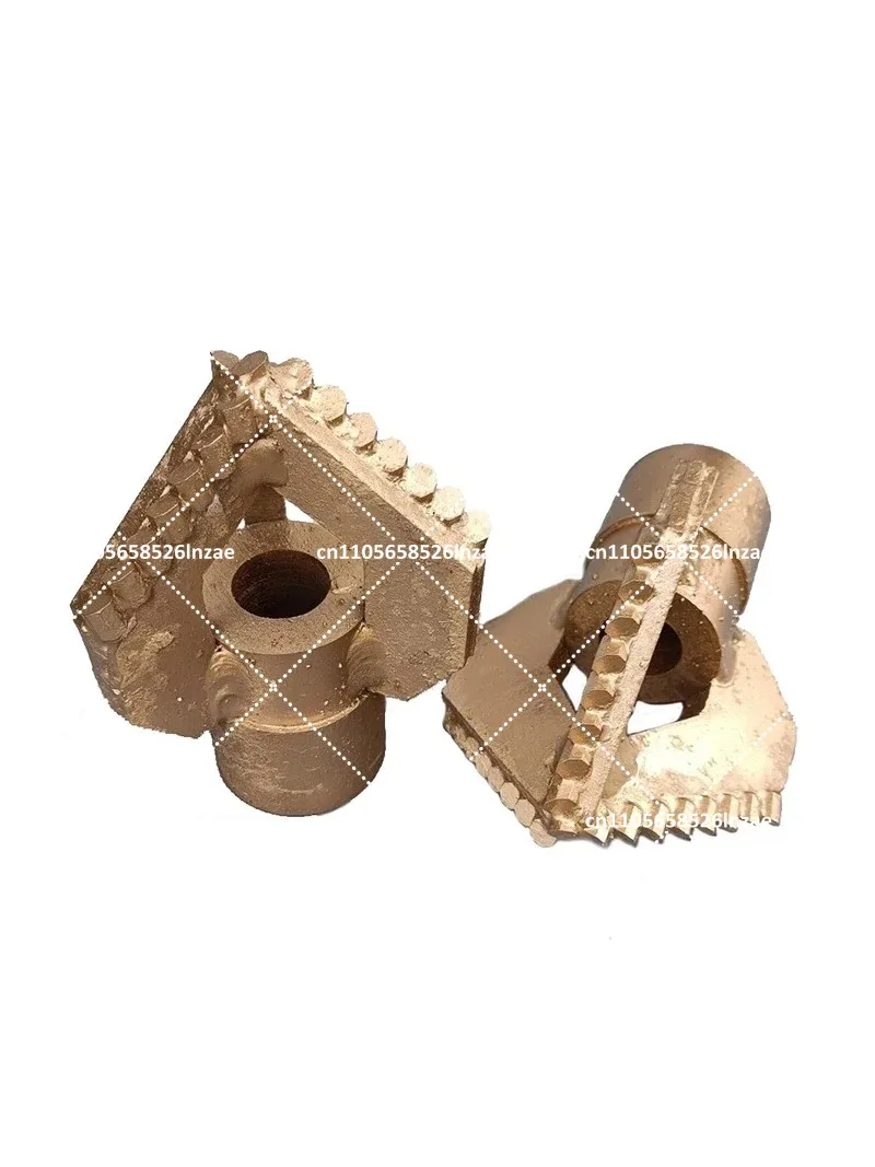 Three Wings Octagonal Alloy Drill Bit 3 Blade Excavation Well Exploration Geological Drilling Accessories