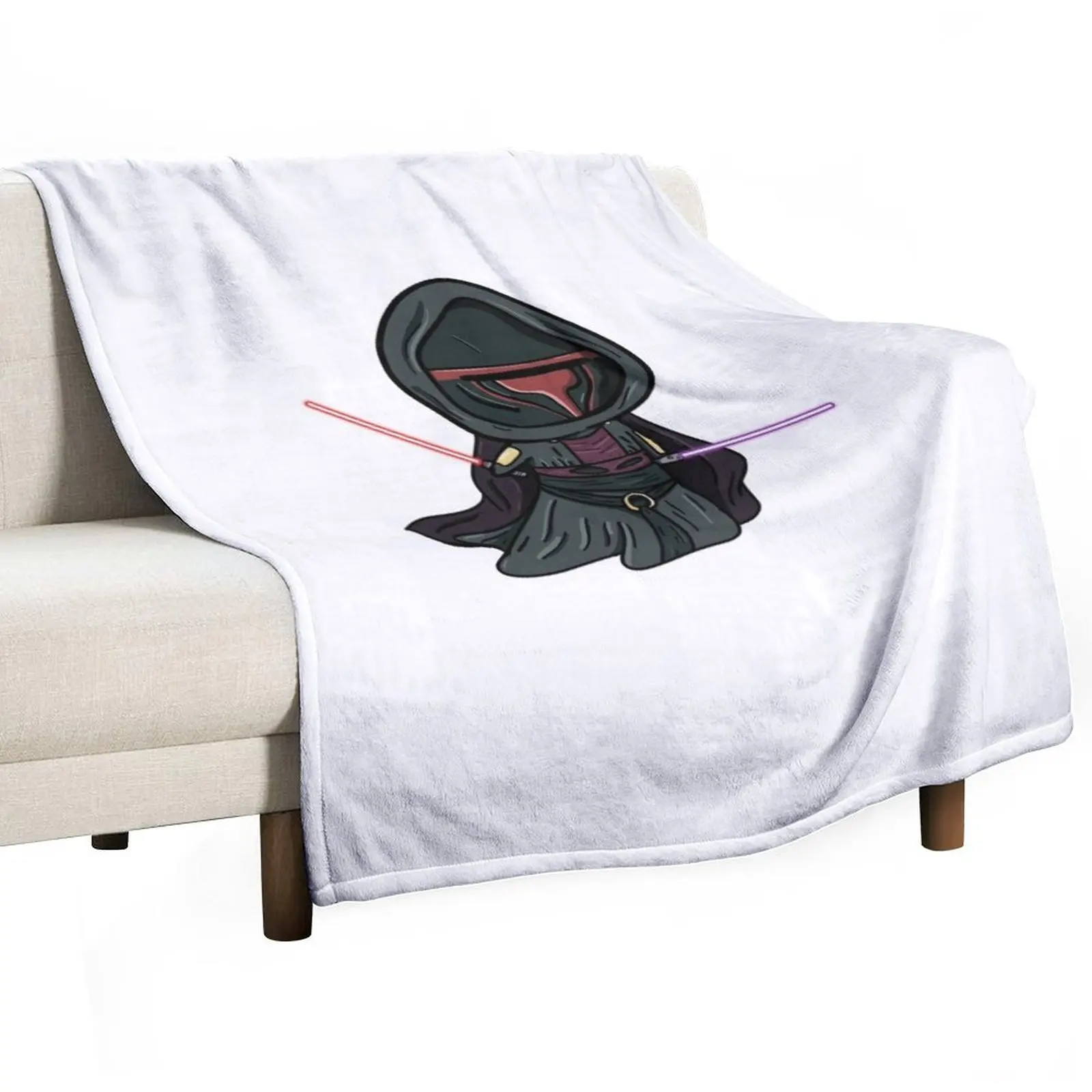 Darth Revan Chibi Throw Blanket Decorative Sofa Plaid Flannels Quilt Blankets