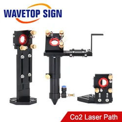 WaveTopSign CO2 Second Laser Mount Mirror 25mm 2nd Mirror Mount Integrative Mount For Co2 Laser Cutter and Engraving Machine