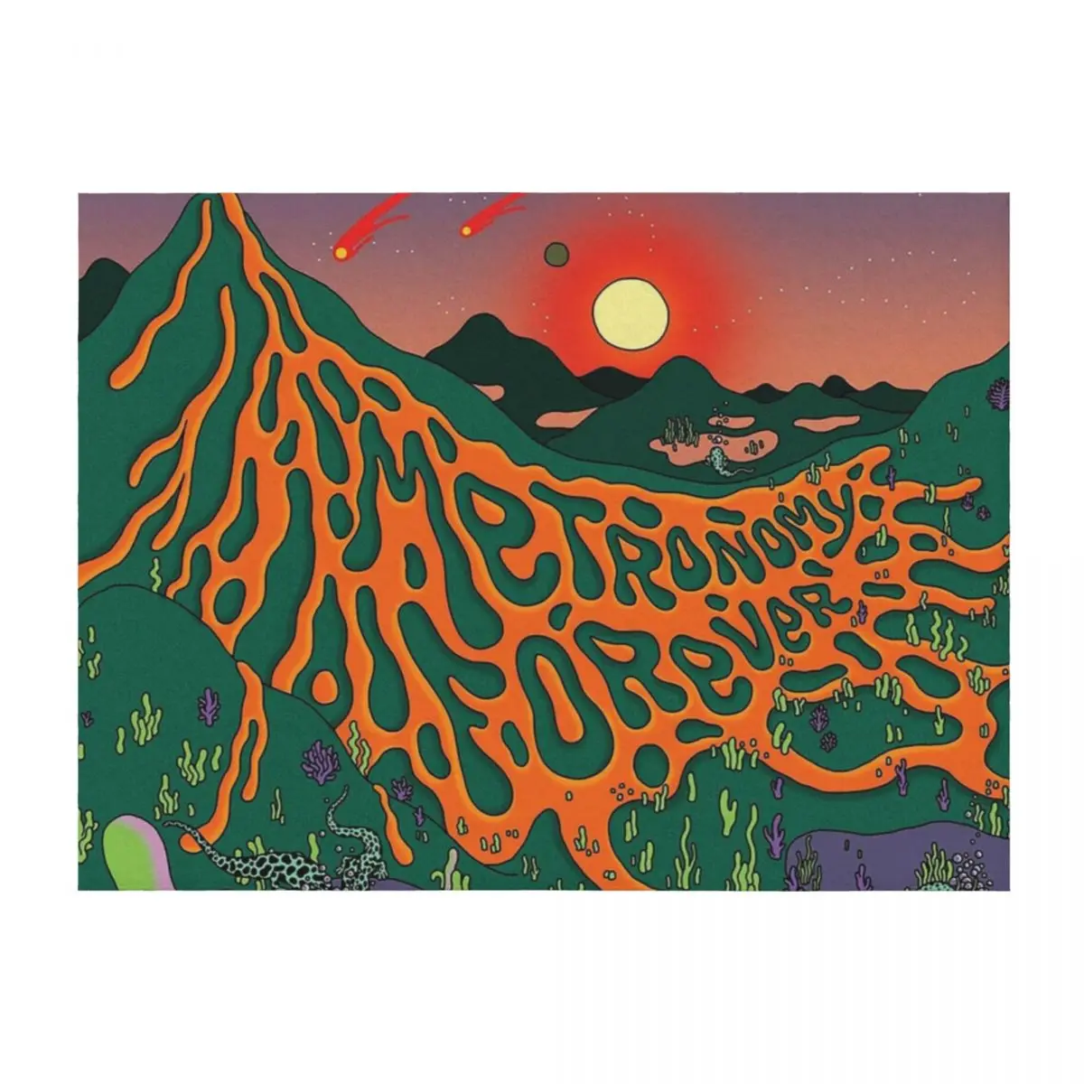 

orange metromini Throw Blanket Picnic Bed Bed covers warm winter Blankets
