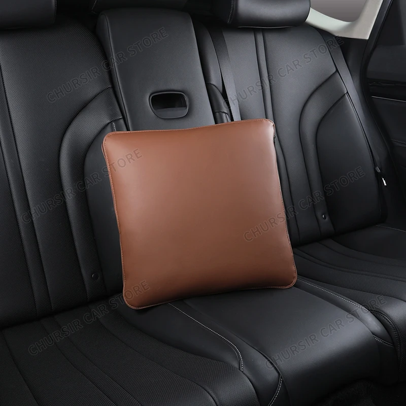 Pillow Cushion Air-conditioned Kept Warm Quilt Waist supported Two In One Car Interior Accessory Nappa Leather Gennisis G80 GV80