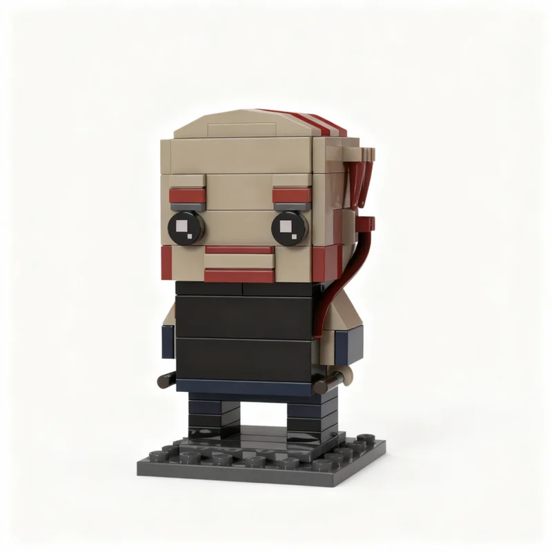 

118pcs MOC Pickles Drummer Brickheadz Model Building Blocks Construction Toy Christmas Gifts DIY Creative Idea Education Brick