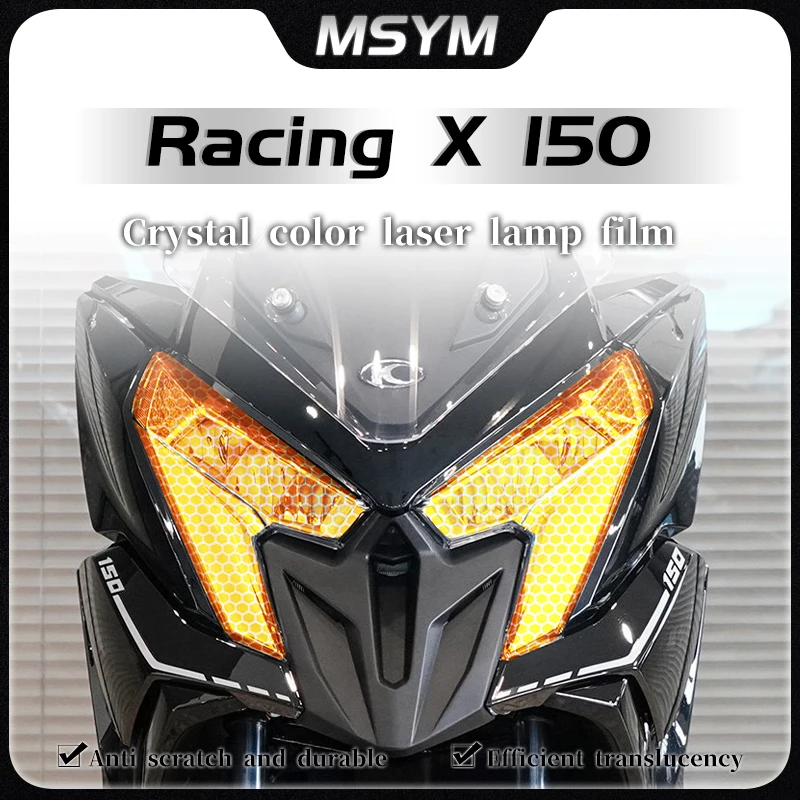 para-kymco-racing-x150-racing-x-150-racing-x150-farol-filme-transparente-pelicula-protetora-favo-de-mel-luz-laser-filme-acessorios