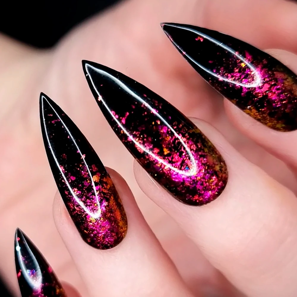 كودي-طلاء أظافر شبه دائم ، معطف علوي لامع من العقيق ، شاميليون بدون مسح ، أورورا ، الأشعة فوق البنفسجية وإضاءة ليد ، فن تجميل الأظافر ، 15 * *