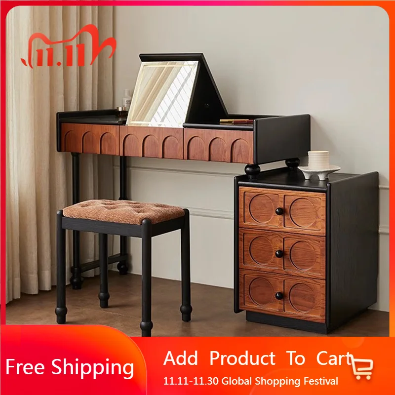 

Closets Vintage Vanity Table Modern Coffee Living Room Jewelry Cabinet Dressing Table Girl Drawers Penteadeira Trendy Furniture