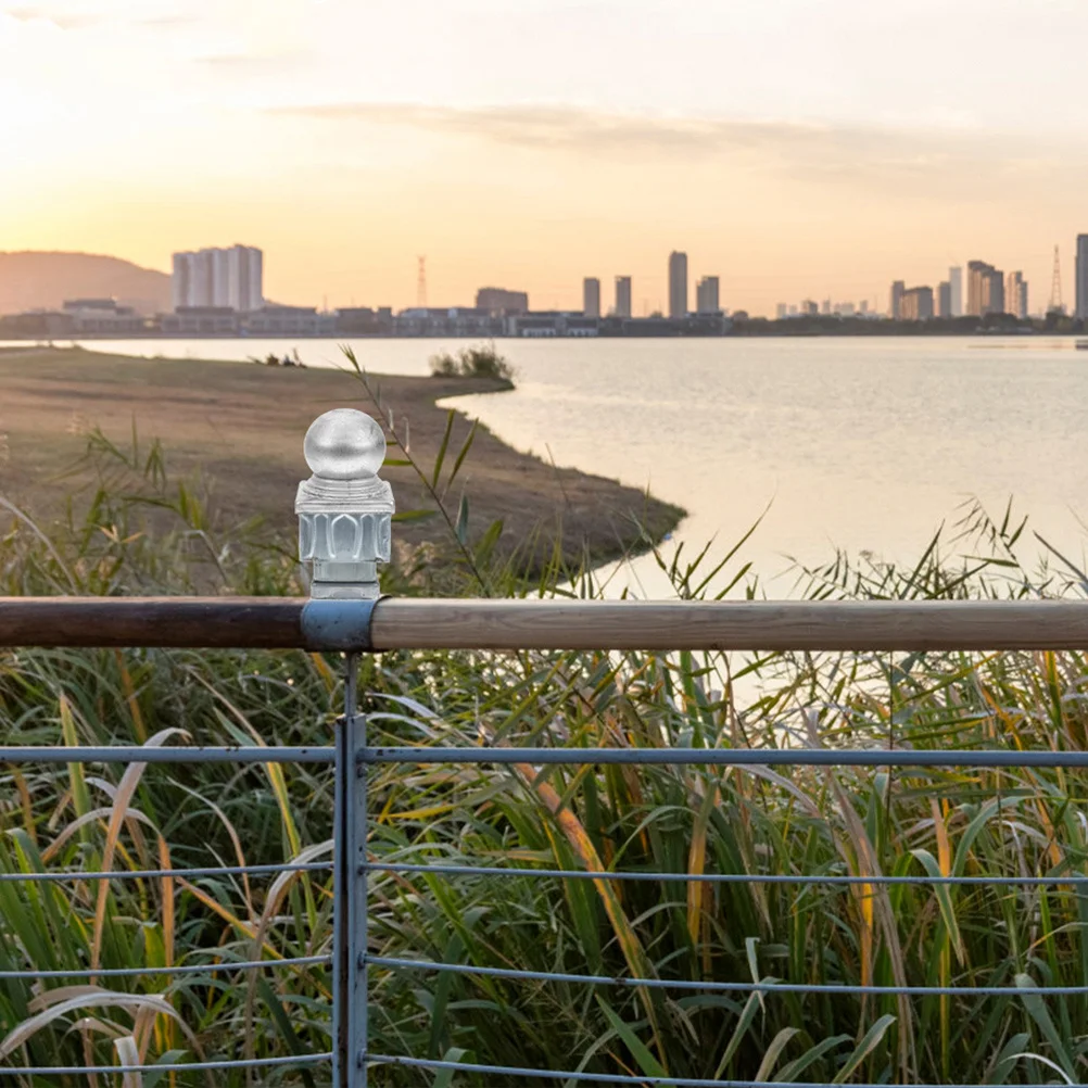 

4pcs Square Post Iron Post Caps Metal Guardrail Caps For Railing Column Cover Fence Parts Decorative Garden Fence Accessories