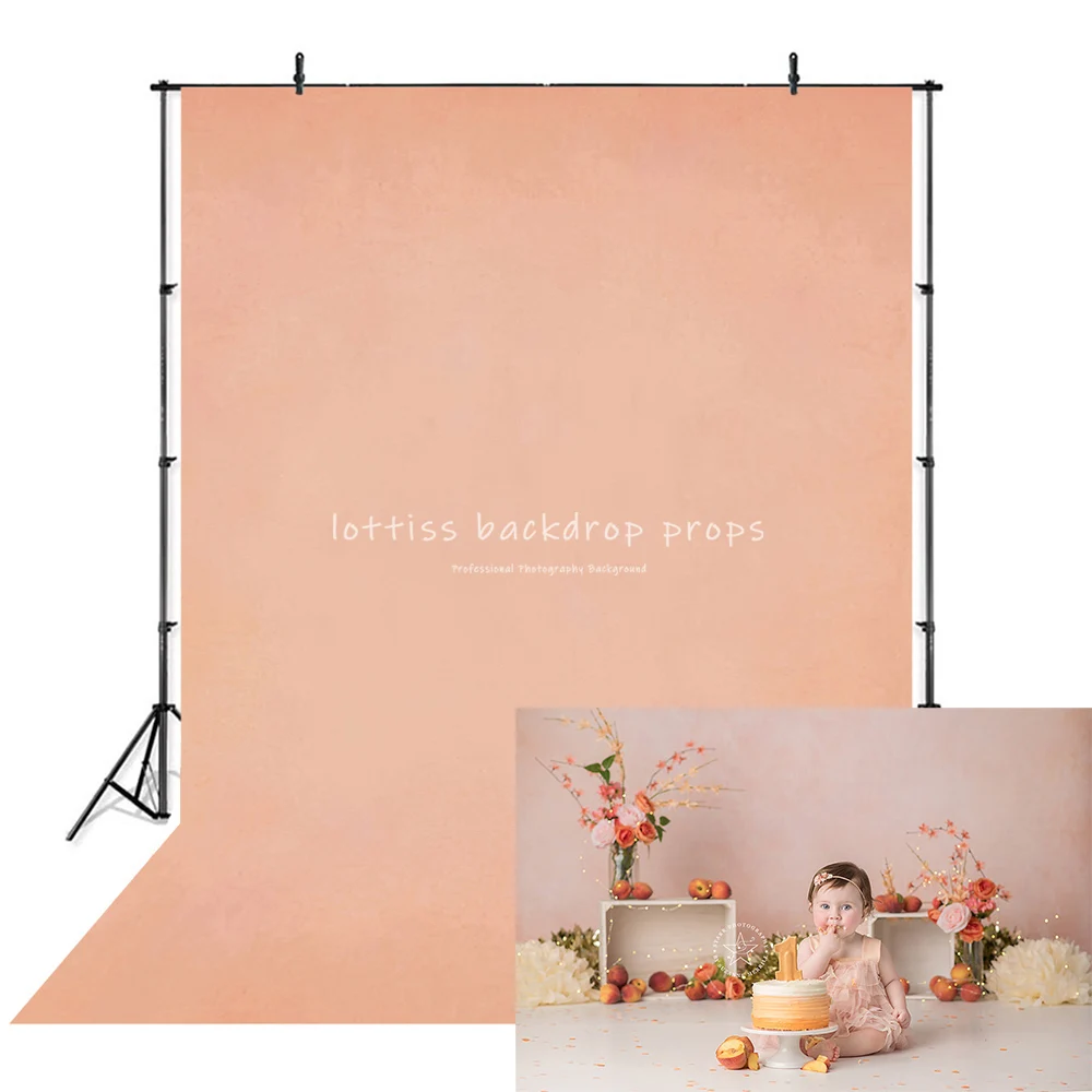 Pink Peach Backdrops Newborn Adult Photography Child Kids Birthday Photocall Woman Pregnant Photo Orange Red Backgrounds