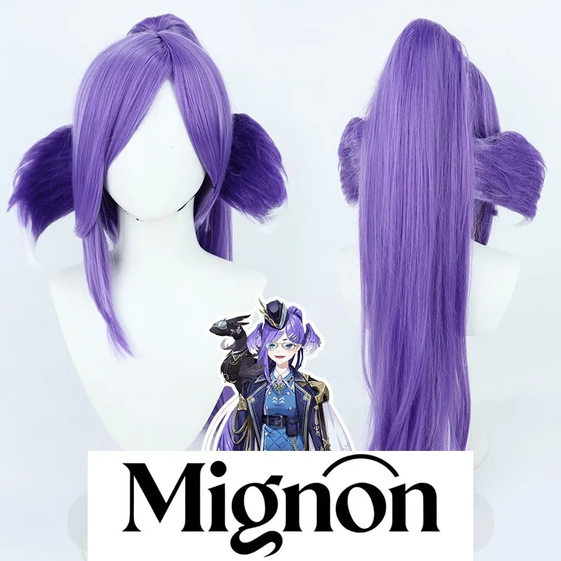 

Nijisanji Selen Tatsuki парик для косплея с крыльями ушей силиконовая кожа головы подарок на Хэллоуин