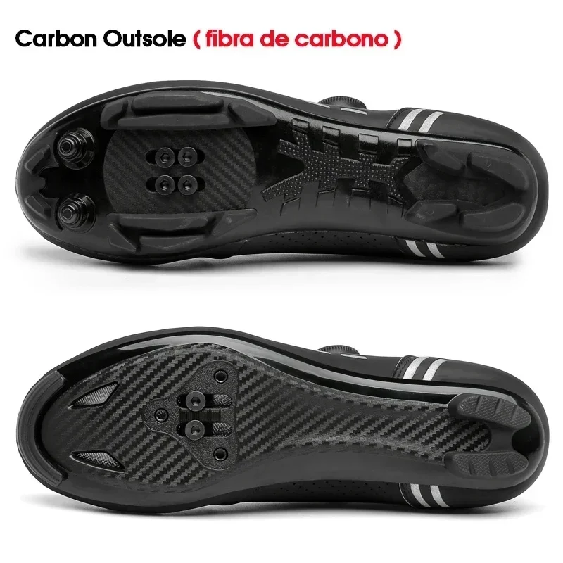 2024 New Cycling Sneaker Mtb con tacchetti uomo Carbon Sports Speed Bike Shoes donna Mountain Racing Flat SPD calzature da ciclismo su strada