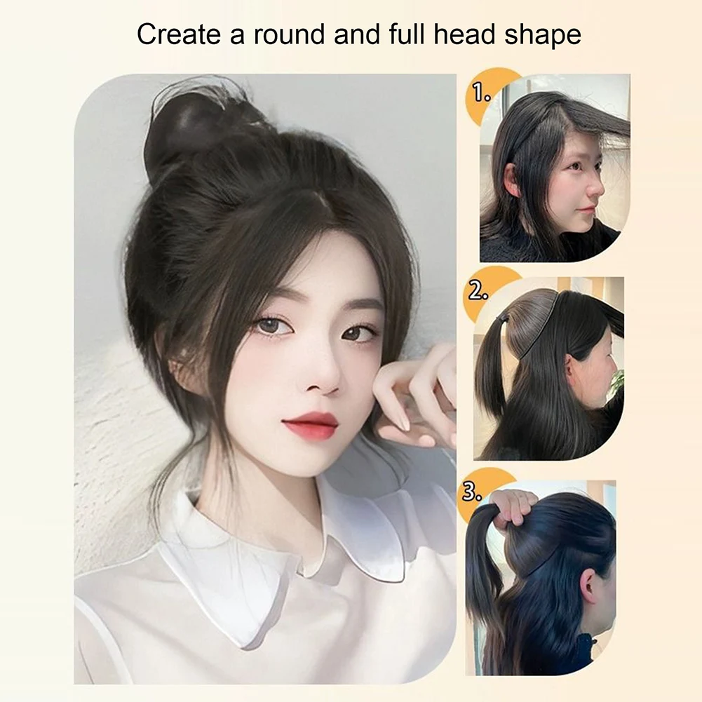 Synthetic Ball Head Wig Hair Bag Invisibles Insert Wig ​Women Raised Base Insert Wig Pad DIY Styling Hair Extensions For Cosplay