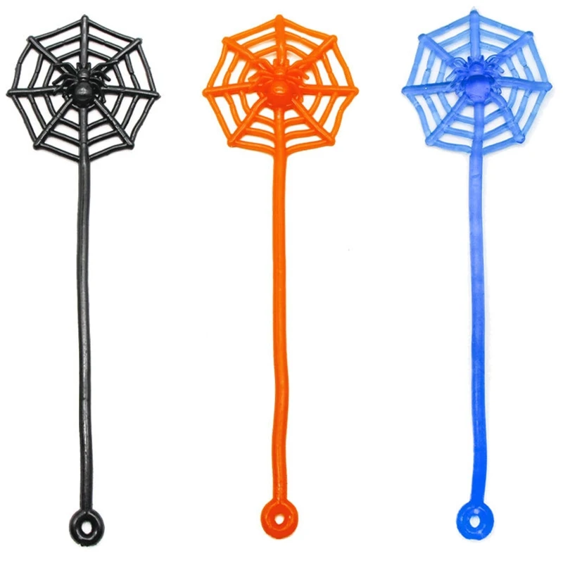 Mini Portable Sticky SpiderToys Bright Color Plastic Made Table Games