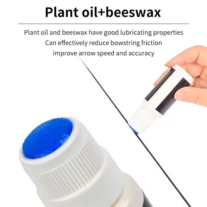 Bowstring Wax Beeswax Based Waterproof String Cable Lubricant Compound Recurve Bow Archery Maintenance Accessories