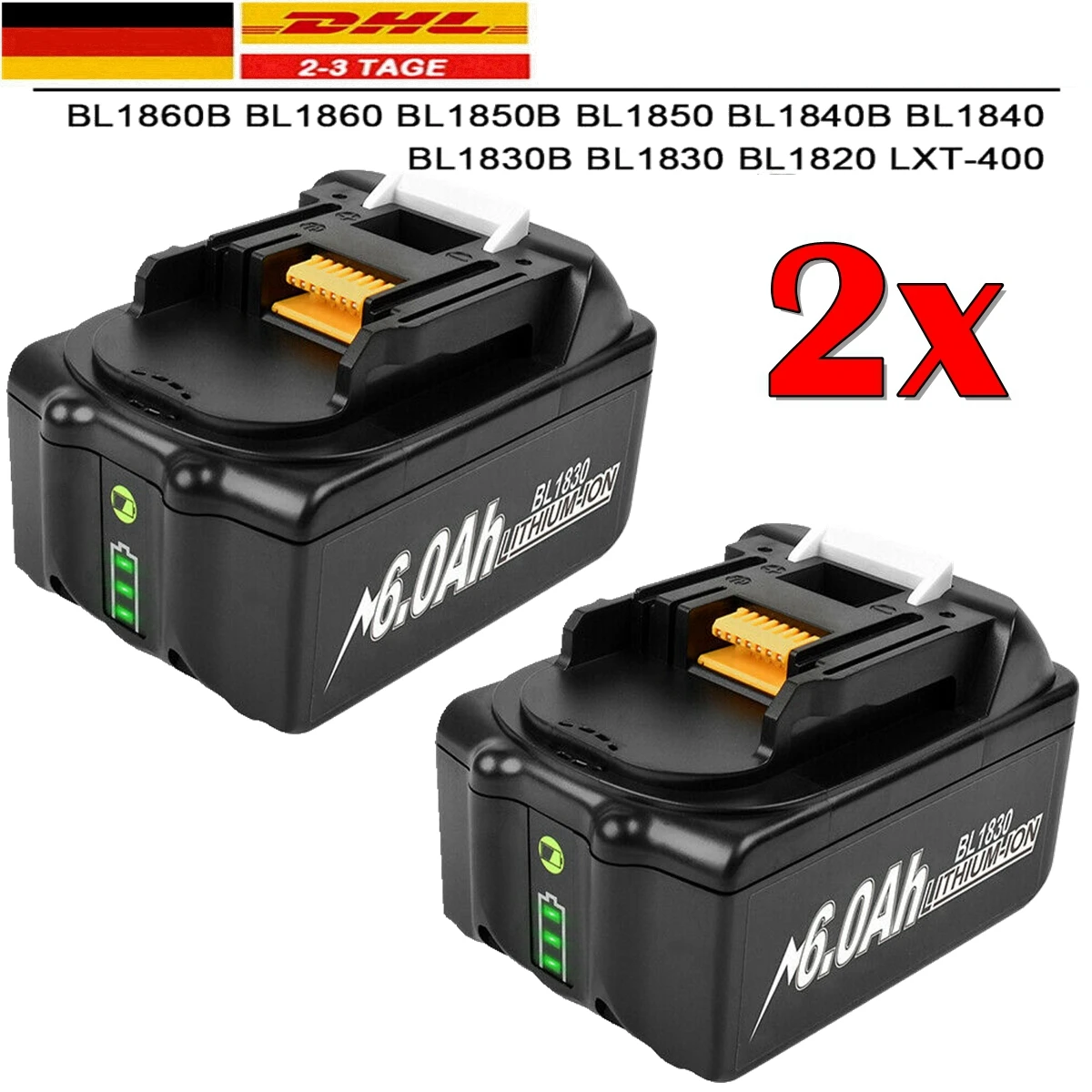 Voor Makita 18 V BL1830 9000 Mah Vervangende Batterij Compatibel Voor BL1860 BL1850 BL1840B BL1830B Power Tool Oplaadbare Batterij