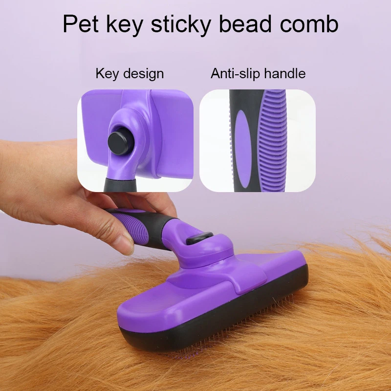 9-delige set schoonmaakgereedschappen voor huisdieren, kammen voor huisdieren, professionele nagelknipper, verzorgingsschaar voor honden, kattenkammen en handschoenen voor katten