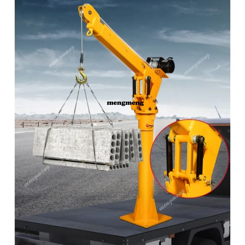 New small car crane with car crane 220 volt household electric hoist