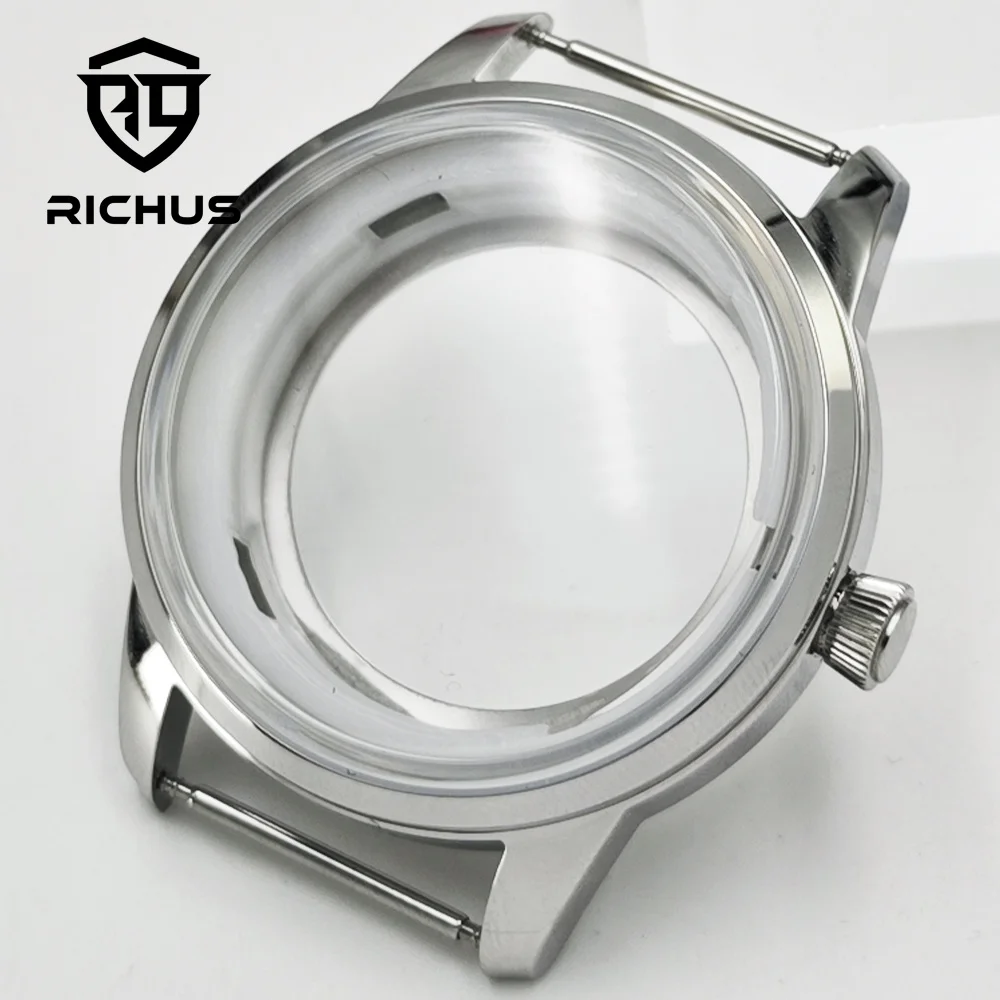 

Корпус для часов RICHUS NH35, 40 мм, с куполообразным сапфировым стеклом, подходит для механизмов NH34, NH35, NH36, аксессуары для часов