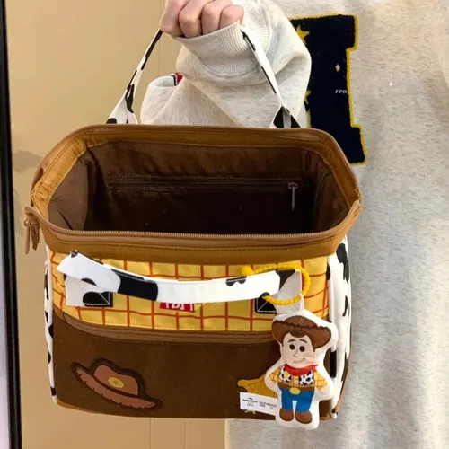 Imagen 2 del producto Bolso de mano de Toy Story de Disney, Sudadera con capucha de Buzz Lightyear, bolso de hombro bonito, bolso cruzado de gran capacidad