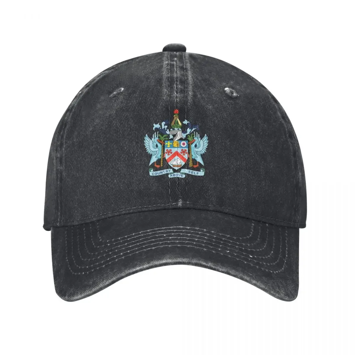 St Kitts and Nevis Coat of Arms Baseball Cap Hat Man For The Sun Hood custom Hat Female Men's