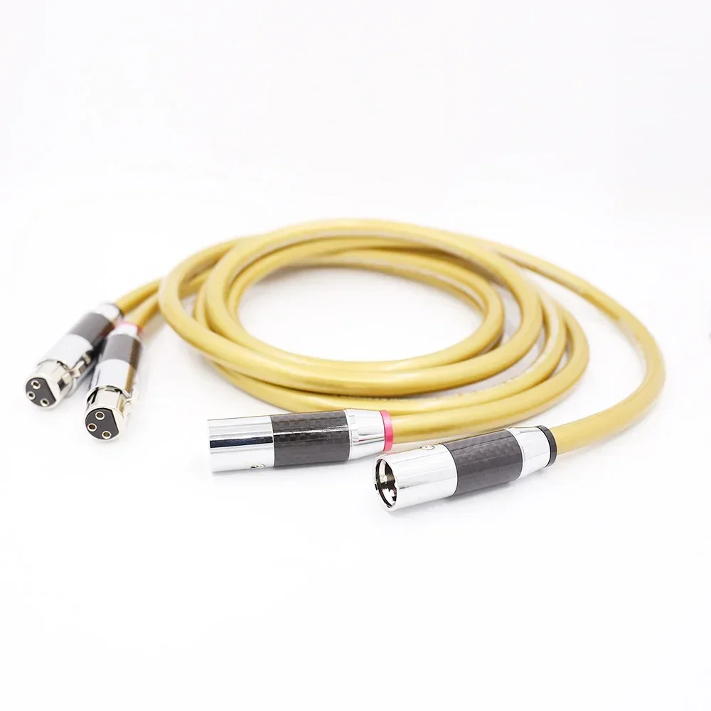 زوج MCD102MK XLR كابل التوازن عالية النقاء OCC غرامة الفضة XLR ذكر إلى أنثى كابل الصوت خط اوديوفيلي المتكلم