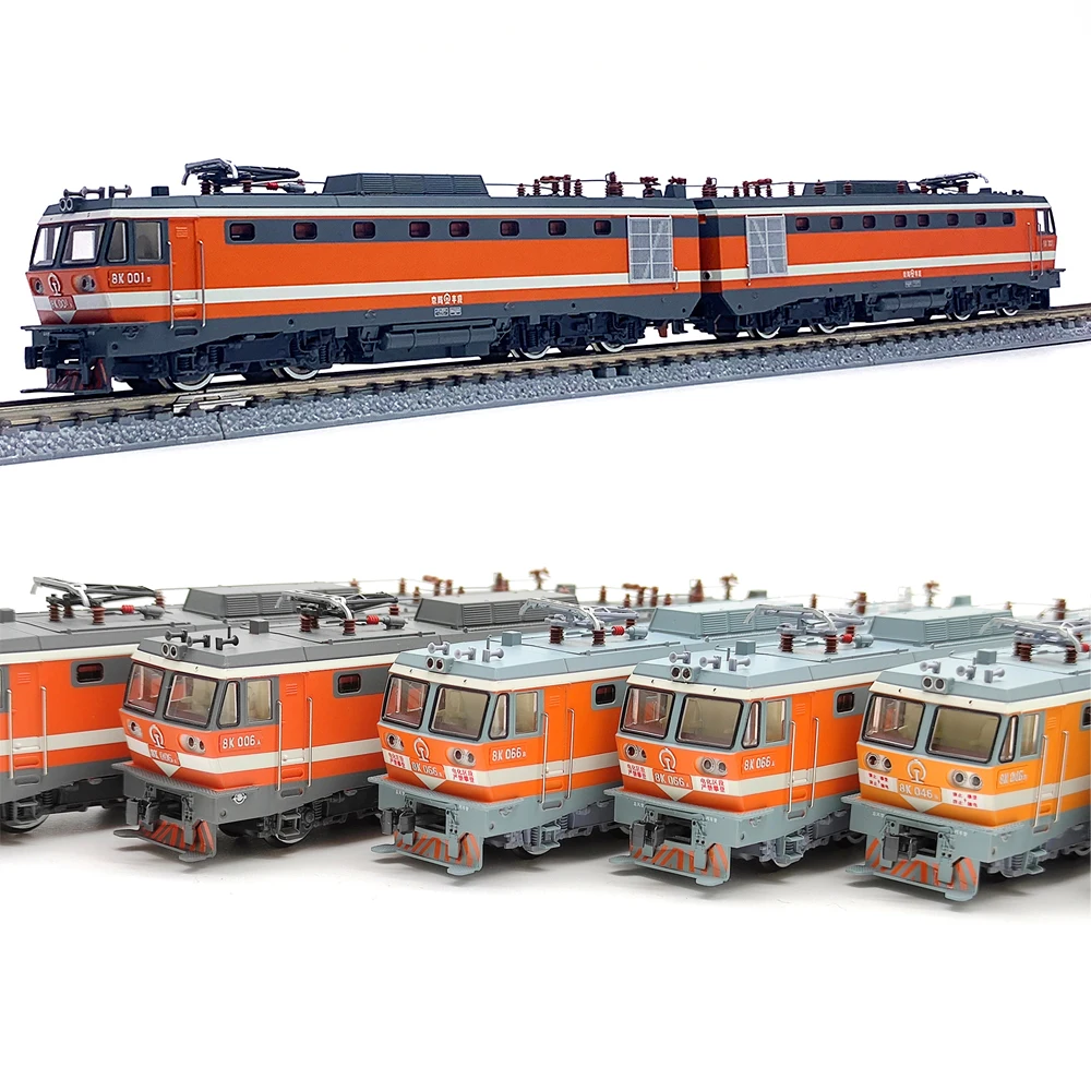 New N Scale 8K Electric Reconnected Locomotive Double Power Train Model Toys