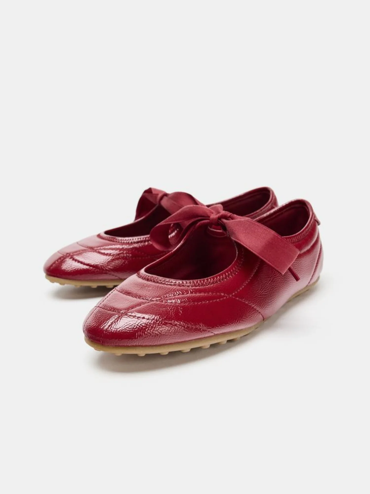 casual-red-patent-leather-ballet-flats-women's-flat-mary-jane-sports-shoelace-casual-single-shoes-spring-summer-new-style