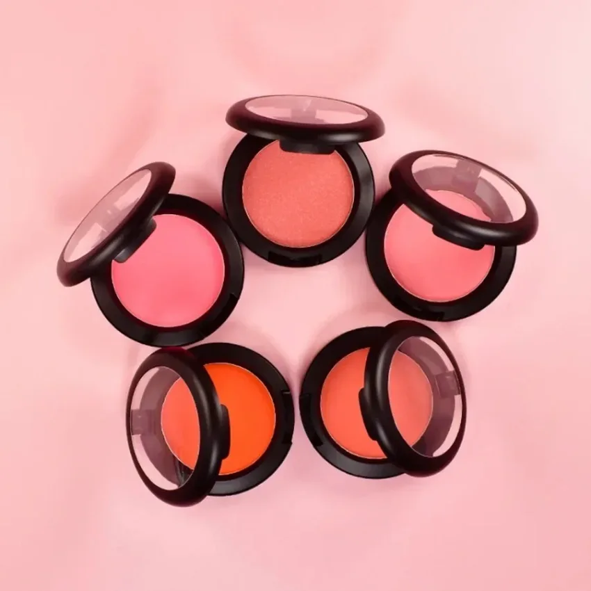 Colorete transparente personalizado en polvo y crema, 13 colores, duradero, resistente al agua, hidratante, fácil de aplicar, colorete brillante, maquillaje a granel