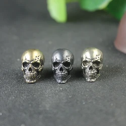 Skull Tusk Skull Head Brass Knife Beads Punk DIY Paracord Bracelets Accessories Outdoor EDC Tool Umbrella Rope Lanyard Pendants