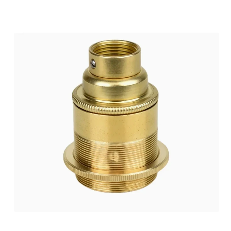

Custom CNC Machining Brass Parts Customized Lamp Holder Bulb Holder
