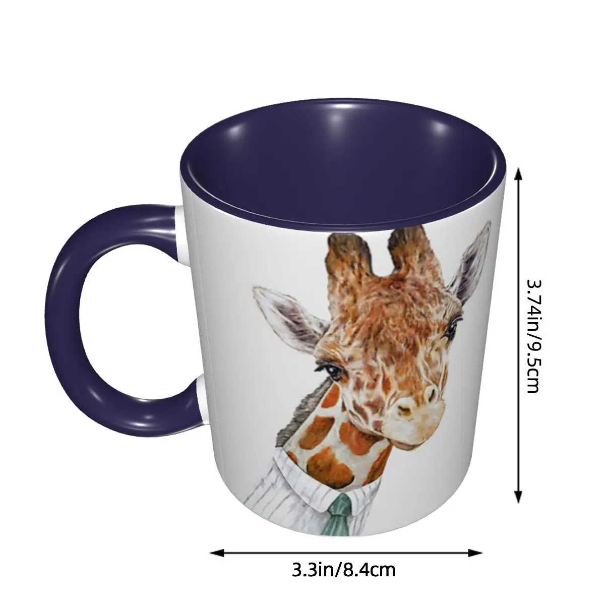 Giraffe Mug Funny Ceramic Coffee Cups Tea Mugs Milk Cup Drinkware Gift for Friends DIY Custom