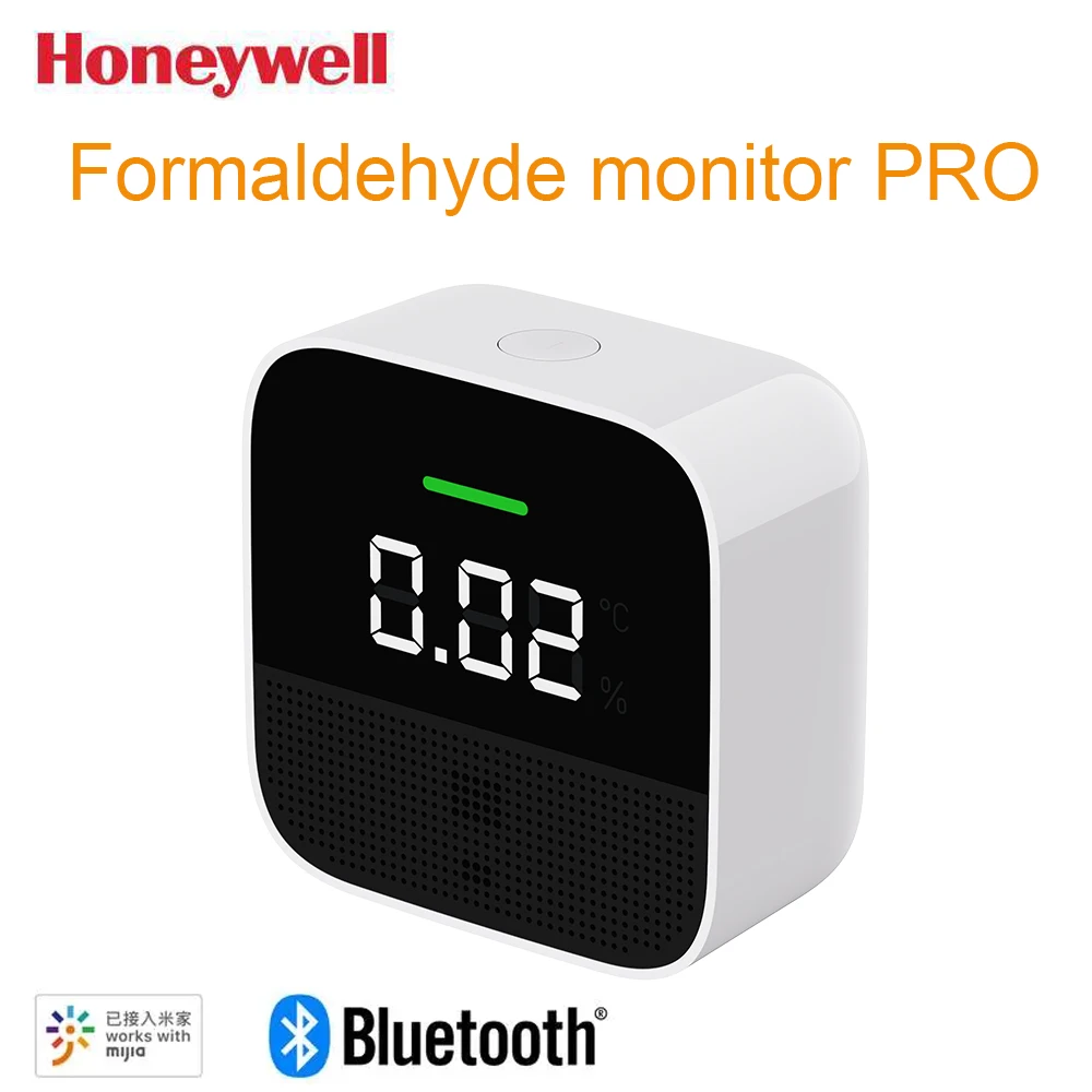 

Honeywell Formaldehyde Monitor PRO Bluetooth 5.2 Electrochemical Sensor Temperature ＆ Humidity Detection Excessive Warning mijia