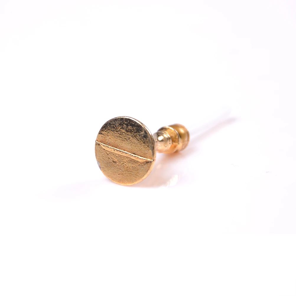 1 paio di candelieri in miniatura per casa delle bambole in scala 1:12, candele bianche