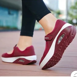 Zapatillas planas suaves para mujer, zapatillas sin tira, zapatillas vulcanizadas para correr,