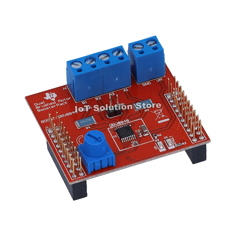 BOOST-DRV8848 Dual Brushed DC Motor BoosterPack featuring DRV8848