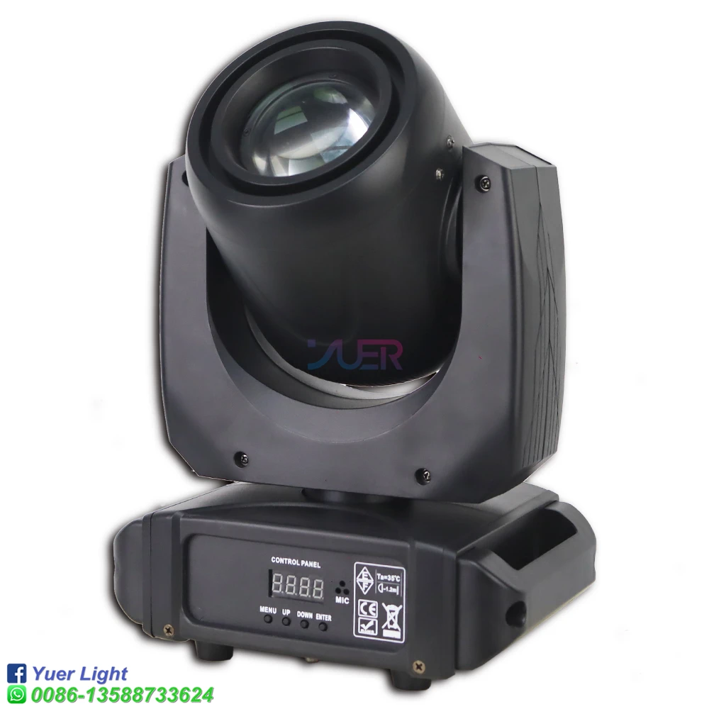 Imagem -03 - Mini Moving Head dj Lights 150w Led Light Gobos Beam Spotlight Dmx Som Ativado Casamento Disco Party Live Show